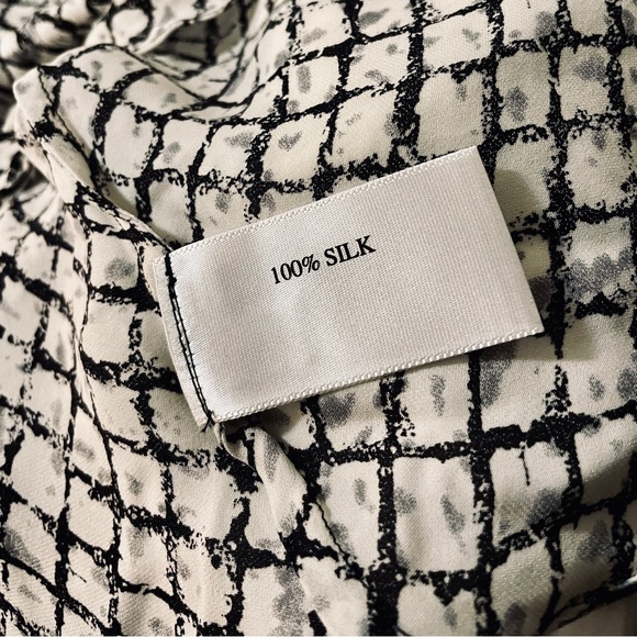 NWOT Proenza Schouler BW Floral Silk Blouse - Picture 6 of 8